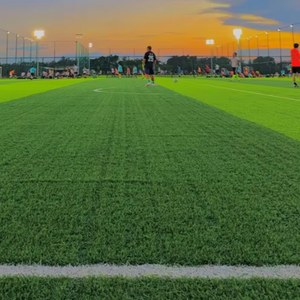 Gazon artificiel résistant aux intempéries sans remplissage, gazon écologique <span class=keywords><strong>pour</strong></span> aire de jeux, gazon synthétique de 3/8 pouce <span class=keywords><strong>pour</strong></span> piste de course - Product Image 4