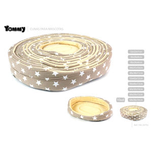 Coussin pour animaux Yommy 68x58x16cm Star Beige, coussin moelleux pour chiens et chats - Product Image 1