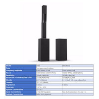 Système de sonorisation portable DBK Factory 6x5" avec double subwoofer passif professionnel de 12 pouces, garantie de 3 ans, best-seller