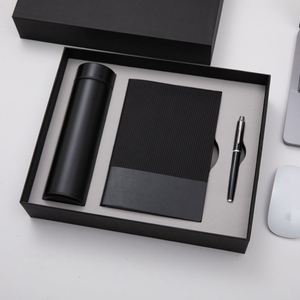 Ensemble de stylo et de tasse isotherme personnalisables, ensemble de cadeaux d'entreprise, cadeaux d'affaires promotionnels de luxe, journal en cuir et stylo - Product Image 3