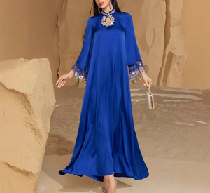 Abayas pour femmes Dubai Robe musulmane africaine <span class=keywords><strong>Caftan</strong></span> Marocain Robes de fête de mariage Robe <span class=keywords><strong>Djellaba</strong></span> Femme Luxe - Product Image 1