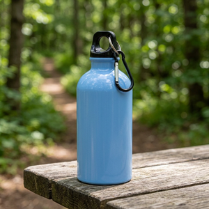 Borraccia in Acciaio Inox a Parete Singola da 400 ml con Moschettone Oregon Certificato RCS, Modello 100860-12 - Product Image 3