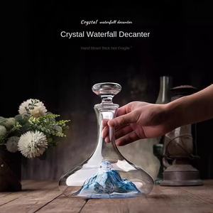 Di alta qualità bordeaux vetro di cristallo Decanter Design classico Cross-Border Dispenser di vino Set per uso domestico commerciale all'ingrosso - Product Image 2