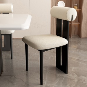 Chaise Hippo, chaise de salle à manger moderne et minimaliste avec coussin pour restaurant et salle à manger - Product Image 3