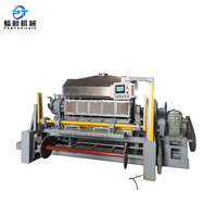 Mesin Pembuat Baki Telur Kecil Berkualitas Tinggi Harga Terbaik Teknologi Pencetakan Pulp Motor PLC Kapasitas 5000-6500 Pcs/Jam 220V/380V