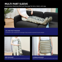 Bottes de récupération à compression d'air personnalisables pour tout le corps avec contrôle de la minuterie, masseur pour la thérapie des pieds et des jambes