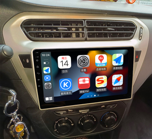 Autoradio GPS Android 15 de 9 pouces pour Citroën <span class=keywords><strong>Elysee</strong></span> 2014-2018, lecteur multimédia Bluetooth WiFi avec écran tactile IPS - Product Image 1