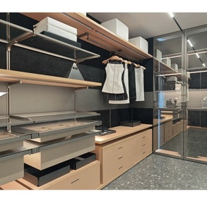Conception 3D élégante fonctionnalité légère garde-robe <span class=keywords><strong>de</strong></span> plain-pied murale lambris d'un système <span class=keywords><strong>de</strong></span> rayonnage combinaison <span class=keywords><strong>de</strong></span> garde-robe <span class=keywords><strong>de</strong></span> plain-pied - Product Image 1