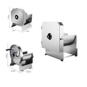 बहुक्रियाशील डिजाइन सूखे फल काटने की मशीन में छोटे क्यूब्स खाद्य फल स्लिसर काटने की मशीन - Product Image 3