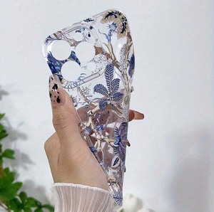 Sang trọng Ink Flower in ấn không gian chống sốc TPU điện thoại di động Bìa trường hợp đối với <span class=keywords><strong>iPhone</strong></span> <span class=keywords><strong>7</strong></span> 8 x XR XS 11 12 13 14 15 16 17 Pro Max - Product Image 4