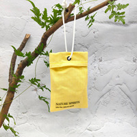 Sachet OEM personnalisé avec cordon de serrage et logo, idéal pour l'aromathérapie et désodorisant de placard