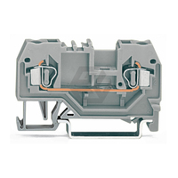 Wagos électrique 280-901,2-bornier traversant à conducteur; 2.5 Mm²; marquage central; pour rail DIN 35X15 et 35X7.5