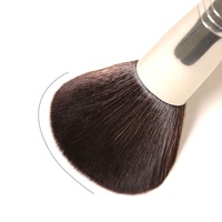 Pinceaux de maquillage végétaliens synthétiques 12 pièces avec logo personnalisé Bois sans cruauté pour le visage Marque privée végétalienne professionnelle