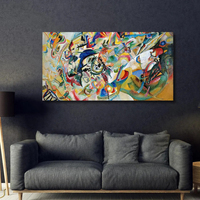 Impression de reproduction célèbre, Affiche murale abstraite à lignes, Décoration murale sur toile, Art mural de bureau, Art mural moderne