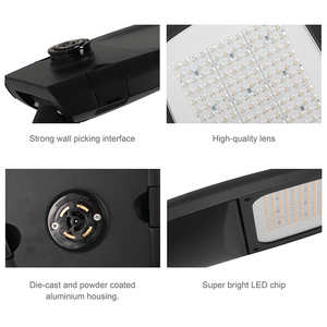 Lampadaires LED en alliage d'aluminium pour parking 30W IP66 Étanche AC avec détecteur de mouvement Éclairage extérieur Blanc neutre 4100K 50000 - Product Image 5