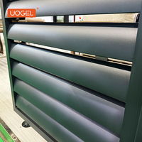 UOGEL A13 - Puerta de Aluminio Personalizable para Exteriores, Revestimiento en Polvo, Estilo Plantation, Fabricación OEM/ODM en China, Certificación CE