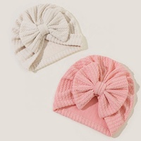 Gorro de Algodón con Lazo WD-A483 para Bebé, Primavera Verano, Gorro Indio, Recién Nacido, para Viajes al Aire Libre, Casual, Venta al por Mayor