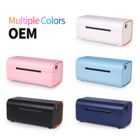 Portable et pas cher Soonmark M4202 USB + BT Imprimante d'expédition d'étiquettes thermique directe Imprimante de taille A6 Imprimante d'expédition d'étiquettes de 4 pouces