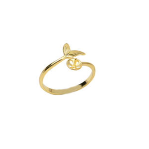 Anillo de Plata S925 con Diseño de Sirena Abierta, Cola de Pez, Perla 6-9, Accesorios para DIY, Base Vacía, 12 Componentes para Joyería - Product Image 5