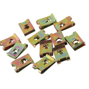 Sanya Automotive U-shaped Nut Clips #6/8/10/12 110pcs Universal Car Fastener Repair <b>Kit</b> Zinc Plated - Product Image 3