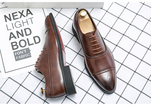 Factory Wholesale <b>Pointed</b> <b>Toe</b> British Style Leather Shoes Cross-border New Hairstyle Loafers for Male Wedding Shoes - Product Image 6