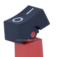Interrupteur à bascule DPDT On-On traversant le boîtier ABS IP11 120V pour bus, avec broches PC