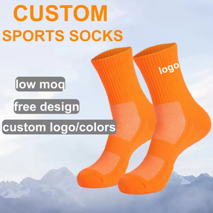 Wholesale Custom <b>Moisture</b>-wicking Non-slip Odor-resistant Wear-resistant Crew <b>Socks</b> New Style High Quality - Product Image 1