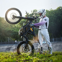 79 Bike Falcon Pro GT 2025 Moto électrique tout-terrain en alliage d'aluminium Moteur central 16800W 95km/h 72V 40Ah Frein à disque Lithium