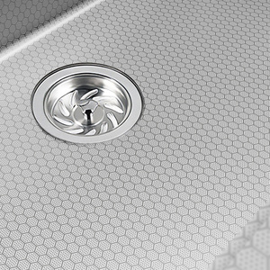 Évier de cuisine Tophome en acier inoxydable 304 fait main, certifié CUPC, 33 pouces, style ferme, à tablier, cuve unique, avec accessoires de robinetterie - Product Image 3