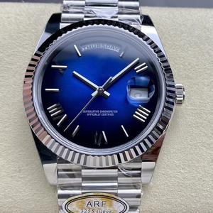 Reloj Mecánico de Buceo de Lujo, Super Calidad, 40 mm, Fábrica AR, Acero 904L, Movimiento ETA 3255, 228239, Peso 208 g, Azul Degradado - Product Image 1