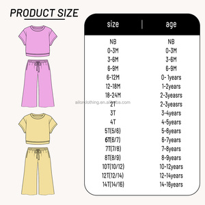 ชุดเสื้อสเวตเชิ้ตแขนสั้นผ้าฝ้ายสำหรับเด็กเล็ก ขายส่ง สีตามสั่ง ขนาดตามสั่ง รับผลิตแบรนด์ส่วนตัว OEM ODM - Product Image 5