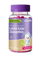 Gummies fruitées personnalisées, compléments alimentaires antioxydants avec vitamines, esters de lutéine et zéaxanthine