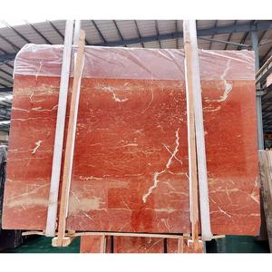 Piedra pulida natural Losas de mármol rojo Rosso Alica baldosas de mármol rojo alicante Baldosas de suelo rojo oscuro italiano - Product Image 2