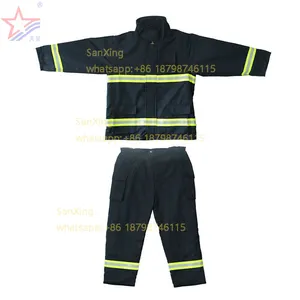 2024 nouveaux costumes de pompier d'assurance qualité OEM combinaison de feu de course en tissu imperméable et résistant à la chaleur en vente