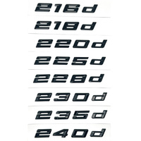 Autocollant d'emblème en lettres chromées ABS pour coffre de voiture, pour Série 2 216i 218i 220i 225i 228i 230i 235i 240i F22 F23 F45 F46