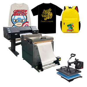 เครื่องพิมพ์อิงค์เจ็ทแบบม้วนฟิล์ม PET DTF ขนาด 60 ซม. พร้อมหัวพิมพ์ XP600 อัตโนมัติ สำหรับพิมพ์ผงสี ใช้หมึกพิกเมนต์ หัวพิมพ์ XP600 - Product Image 1