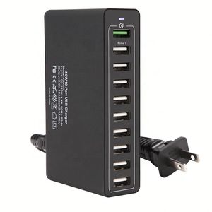 Produits <span class=keywords><strong>les</strong></span> plus vendus <span class=keywords><strong>2021</strong></span> chargeur rapide <span class=keywords><strong>de</strong></span> téléphone portable 60W 10 ports chargeur usb multi-ports portable 5V 2.4A max - Product Image 1