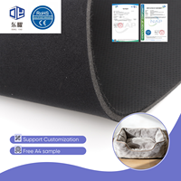 Tissu en mousse laminée résistant à l'usure, tissu en maille polyester laminé en mousse pour équipements de protection, tapis pour animaux de compagnie