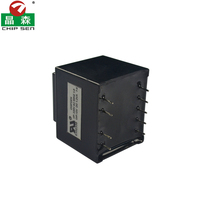 Transformador de Baja Frecuencia EI30 con PCB Encapsulado, 220V AC 12V DC 1.2VA, Encapsulado en Resina Epoxi para Fuente de Alimentación y Control