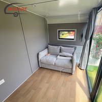 WECARE Maison conteneur préfabriquée de luxe Capsule spatiale Light Mobile Glamping Resort Hotel Portable Mobile Space Capsule Maison de luxe