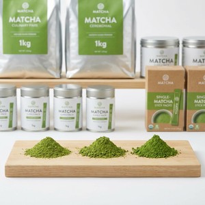 Instant Matcha <b>Powder</b> Ceremonial Grade 7A Organic Green Tea Fine <b>Texture</b> For Coffee Maker Fast Dissolve Private Label Supply - Product Image 1