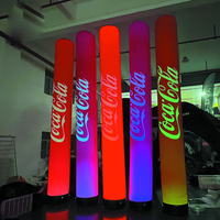Colonne lumineuse publicitaire sur mesure, tube LED gonflable, danseur d'air personnalisé, tube d'air sur mesure pour équipement publicitaire