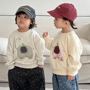 Sudadera de Algodón Personalizada para Niños, Camisetas de Manga Larga, Ropa para Niños y Niñas, Estilo Casual, Tops para Primavera y Otoño, Venta al por Mayor - Product Image 5
