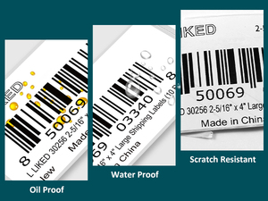 Etiquetas térmicas perforadas compatibles con DYMO de 2-1/4" x 1-1/4" (57 mm x 32 mm) sin BPA para envíos y direccionamientos - Product Image 5
