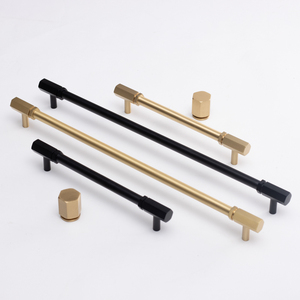 Solid Brass <strong>Black</strong> Hexagon Furniture Dresser Cupboard Wardrobe Door <strong>Pulls</strong> Handles for Bedroom Kitchen Cabinet Drawer <strong>Knobs</strong> - Product Image 3