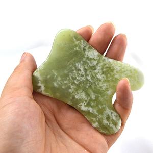 Rodillo de Jade Natural para la cara, Gua Sha, piedra Natural, masajeador de cuello corporal, acupuntura, cuidado de los ojos, Spa, herramientas de masaje, masaje, levantamiento de rostros - Product Image 2