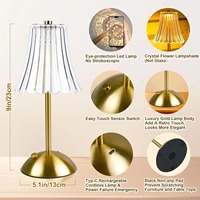 Trois couleurs lumière réglable lumière LED tête de lit rétro nordique créatif veilleuse sans fil Portable USB Rechargeable lampe de bureau