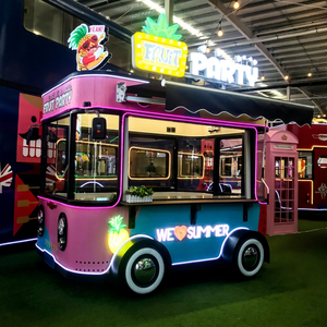 ZOWN 2026 <b>Electric</b> Powered Mobile Kitchen Food Truck Custom Color Luxury <b>BBQ</b> Ice Cream Coffee Cart CE Certified Outdoor - Product Image 1