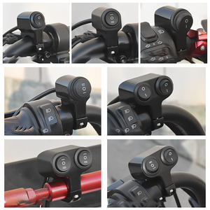 Interruptor de aleación de aluminio modificado para motocicleta <span class=keywords><strong>ABS</strong></span> + cobre interruptor de encendido/apagado para manillar de motocicleta de alta calidad - Product Image 6
