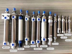 MAL MA <span class=keywords><strong>CDM</strong></span> DSNU CDJ2B di Alluminio serie In acciaio inox Piccolo doppio effetto Mini Cilindro Pneumatico dell'aria - Product Image 2